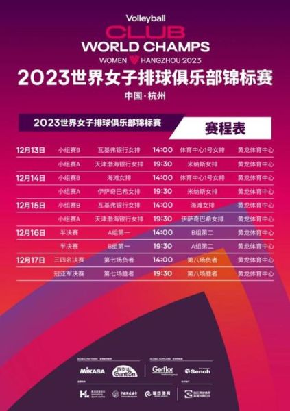 世界女排联赛2023赛程(世界女排联赛2023赛程直播时间表)