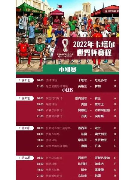 足球世界杯2022赛程表(足球世界杯2022赛程表图片)